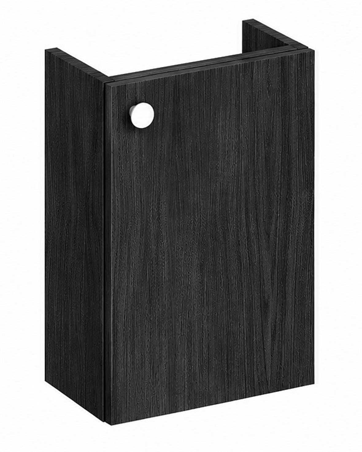 Balteco NU-series allaskaappi 40x60x21,4 cm musta tammi 1 ovi ilman vetimiä kätisyys vaihdettavissa hidastimella
