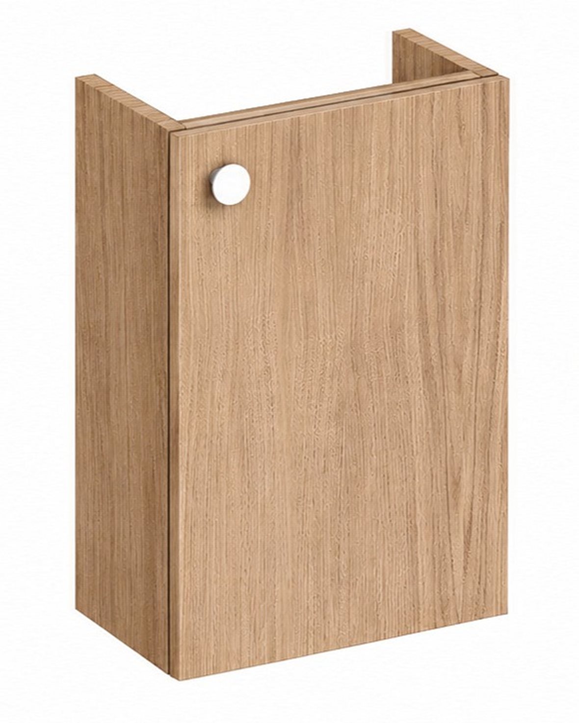 Balteco NU-series allaskaappi 40x60x21,4 cm luonnon tammi 1 ovi ilman vetimiä kätisyys vaihdettavissa hidastimella