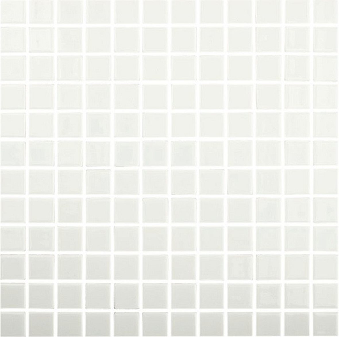 LPC Colors Liso lasilaatta mosaiikki seinälaatta 2,5x2,5 Marfil 103 tasapintainen kiiltävä PUR-arkki 31,5x31,5 vaalea harmaa