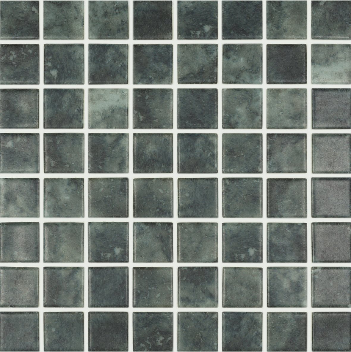 LPC Nature lasilaatta mosaiikki seinälaatta lattialaatta 3,8x3,8 Jungle 5703 tasapintainen matta PUR-arkki 31,5x31,5 vaalea vihreä