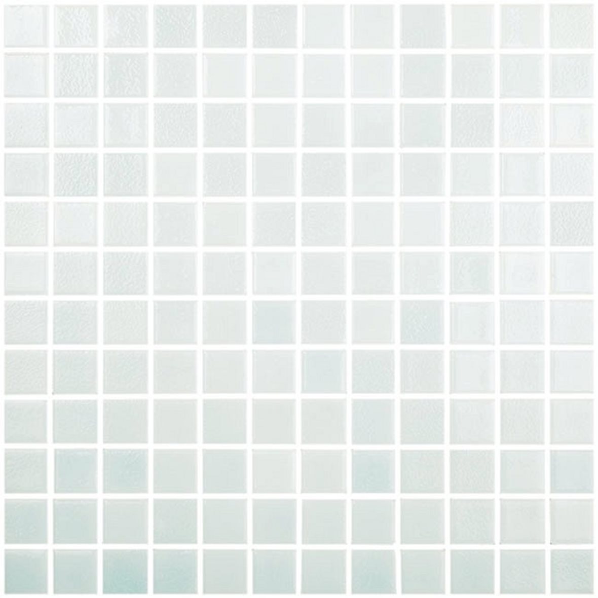 LPC Colors Niebla lasilaatta mosaiikki seinälaatta 2,5x2,5 Verde Cannes 511 tasapintainen kiiltävä PUR-arkki 31,5x31,5 vaalea vihreä