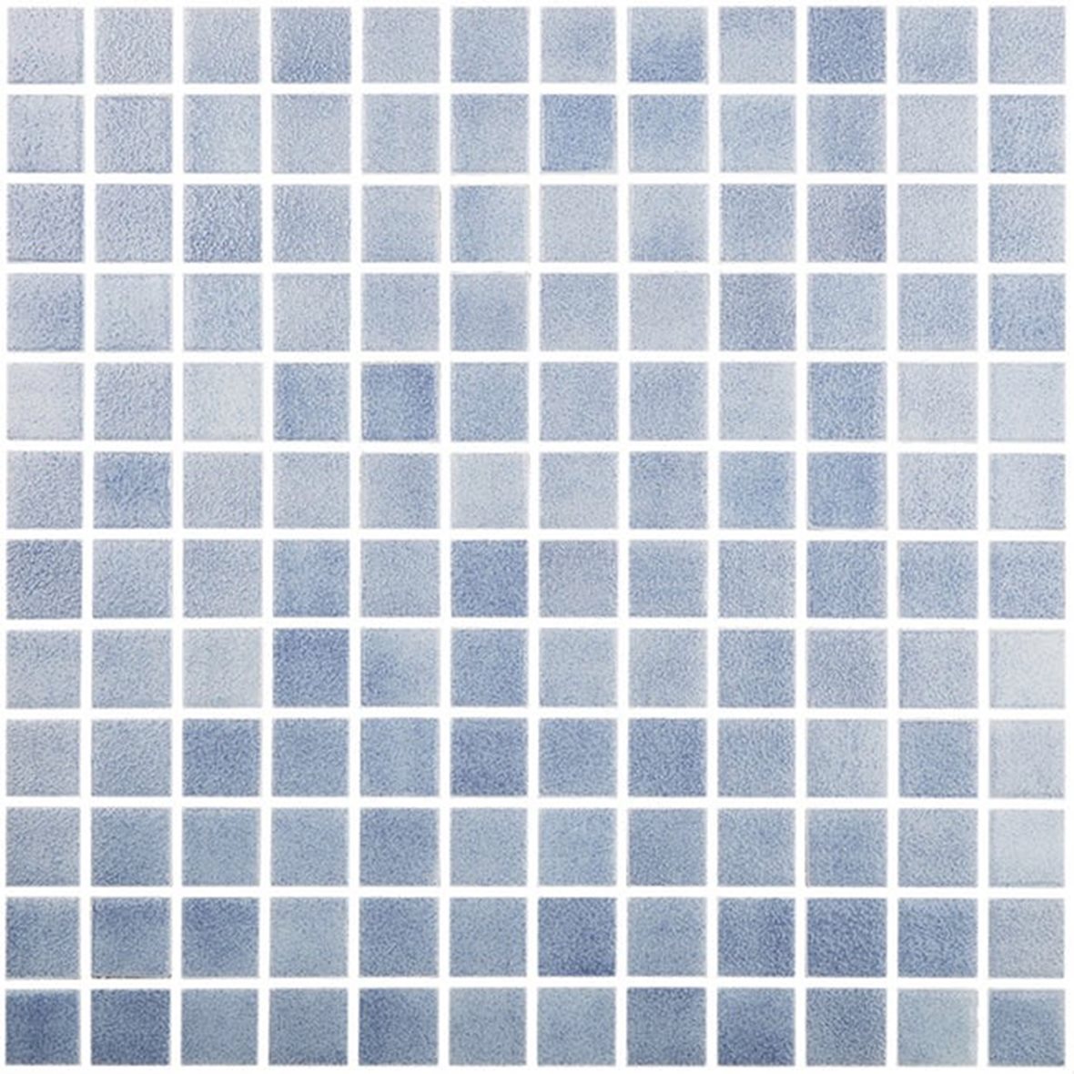 LPC Colors Niebla lasilaatta mosaiikki seinälaatta 2,5x2,5 Lila 512 tasapintainen kiiltävä PUR-arkki 31,5x31,5 keskitumma liila