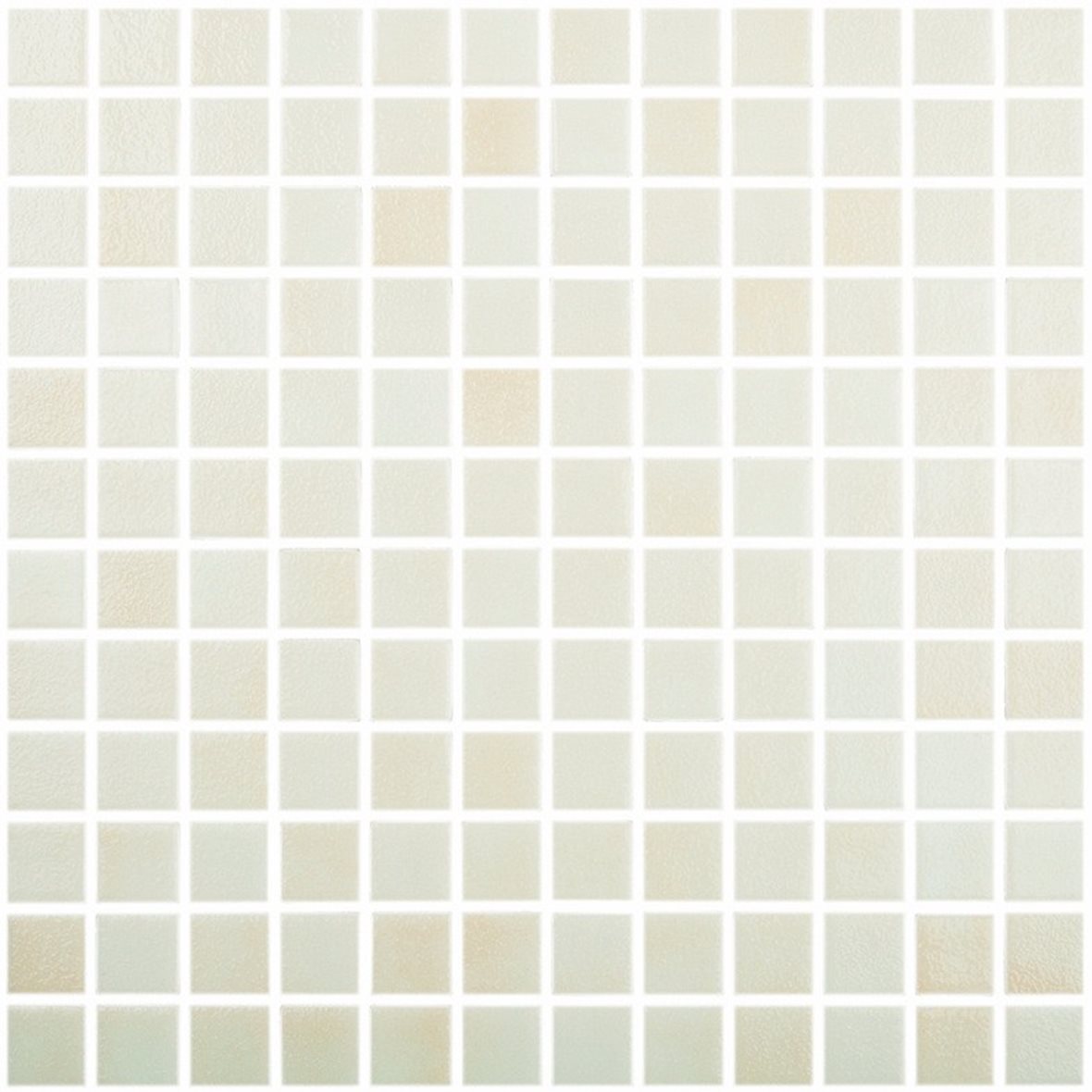LPC Colors Niebla lasilaatta mosaiikki lattialaatta 2,5x2,5 Beige 500 karhennettu matta PUR-arkki 31,5x31,5 vaalea beige