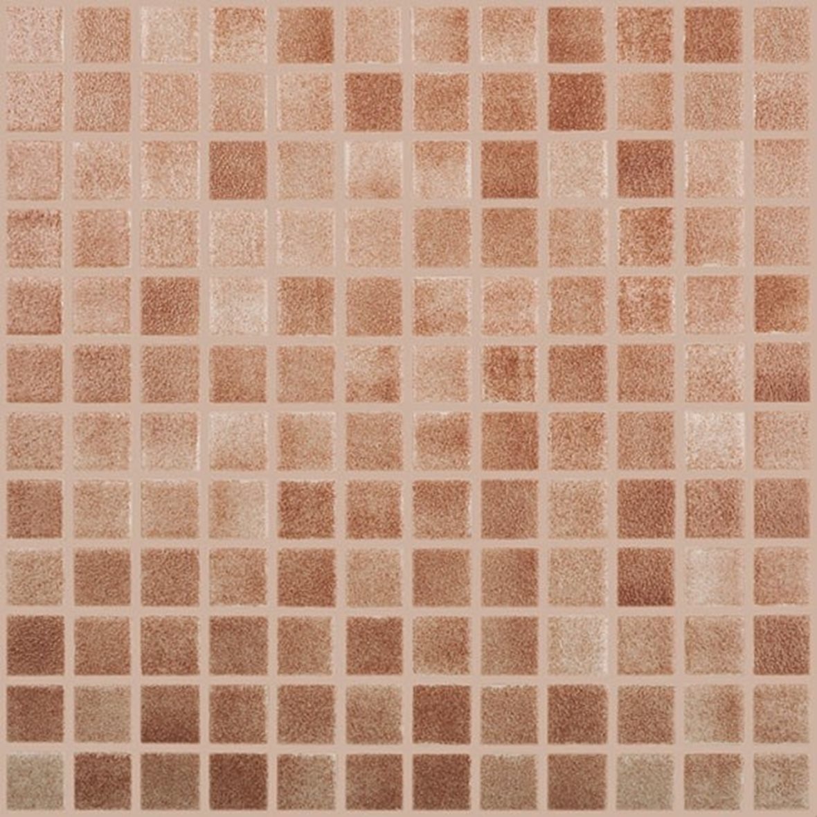 LPC Colors Niebla lasilaatta mosaiikki lattialaatta 2,5x2,5 Marron 506 karhennettu matta PUR-arkki 31,5x31,5 keskitumma punainen