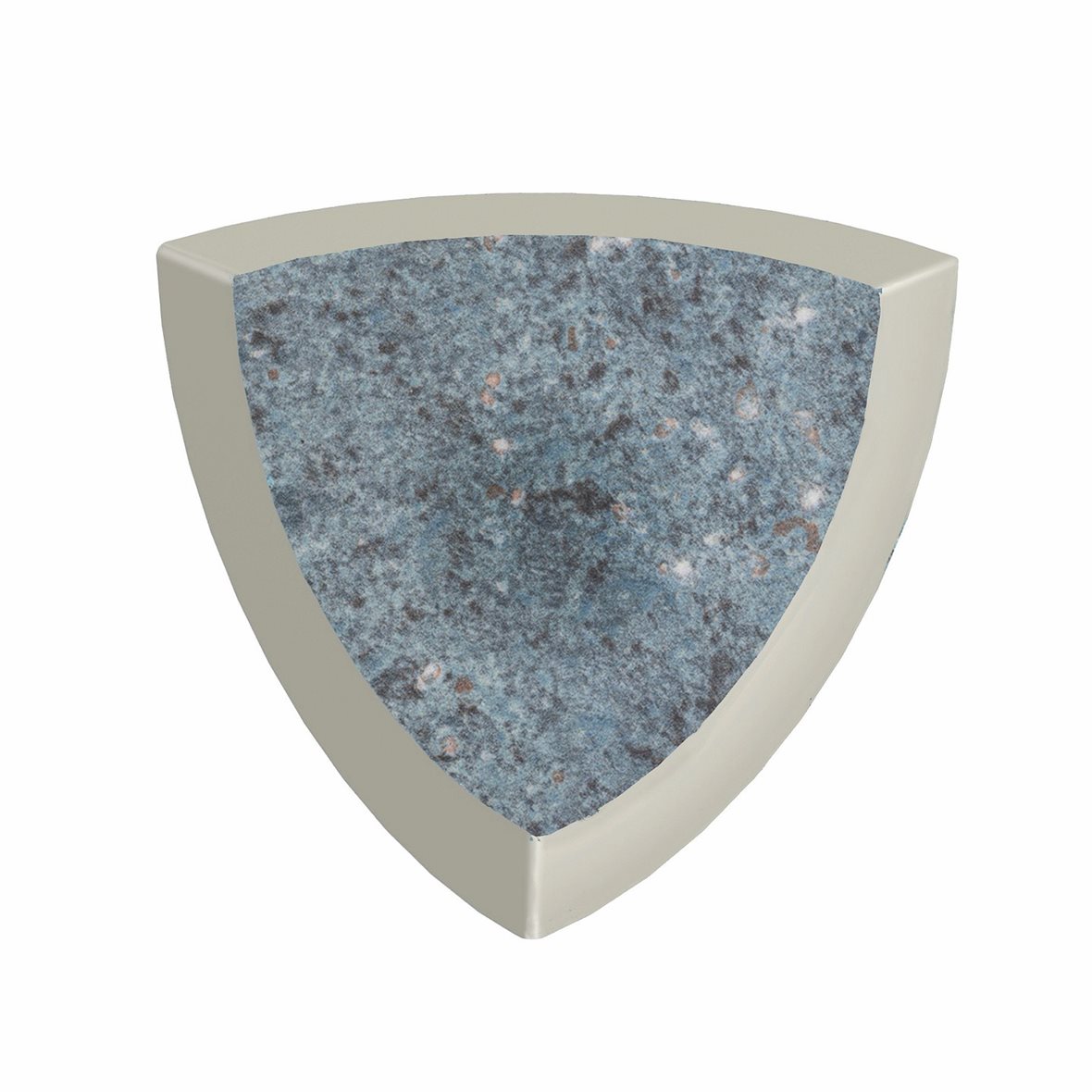 LPC Ocean märkäpuriste lasitettu sisäkulmapala Grey Bali tasapintainen matta antibakteerinen keskitumma harmaa vivahteikas