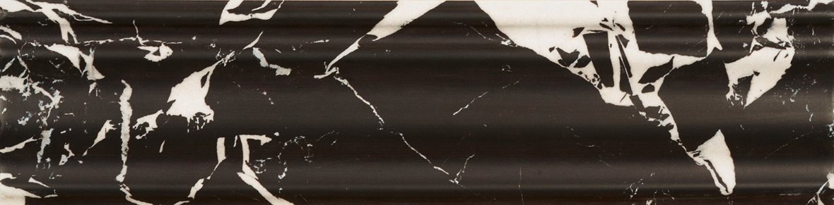 LPC Intervallo Wave lasitettu kaakeli seinälaatta 10x40 03 black kohokuvioinen matta tumma musta marmori
