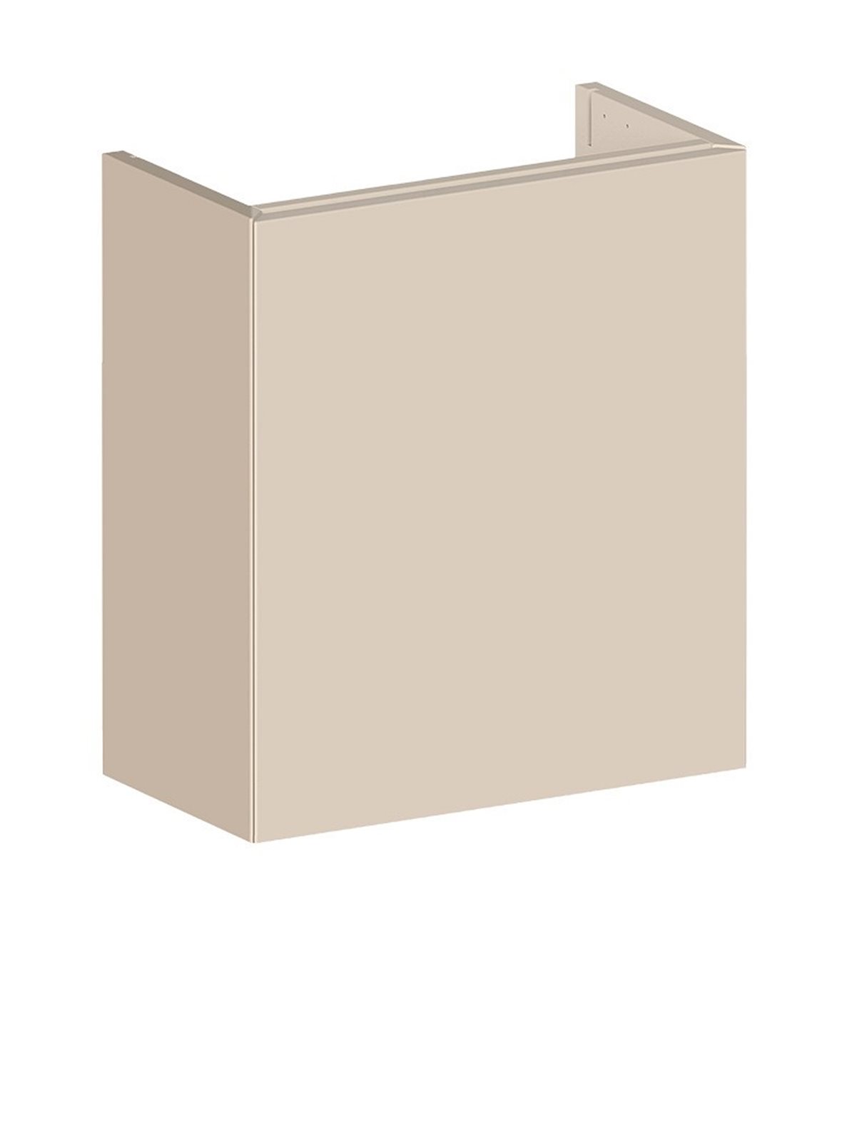 Balteco NU-series allaskaappi 40x45x21,4 cm beige 1 ovi push open kätisyys vaihdettavissa