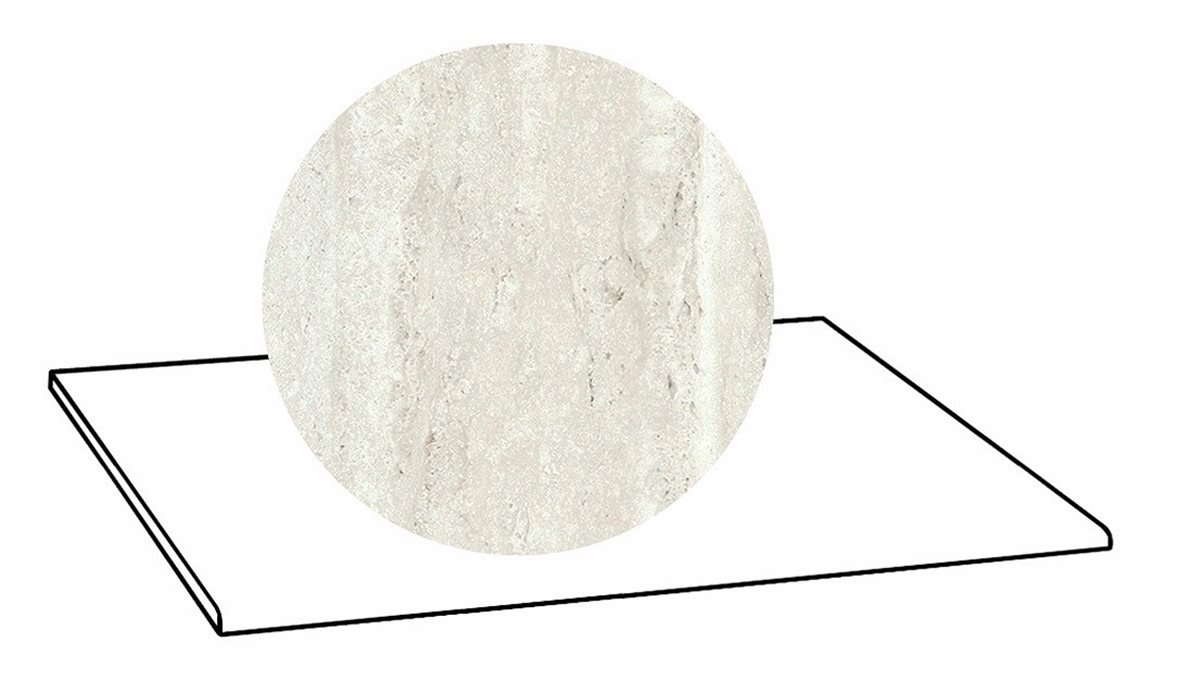 LPC Tibur lasittamaton porraslaatta 30x60 01 helmi vein tasapintainen matta beige travertino