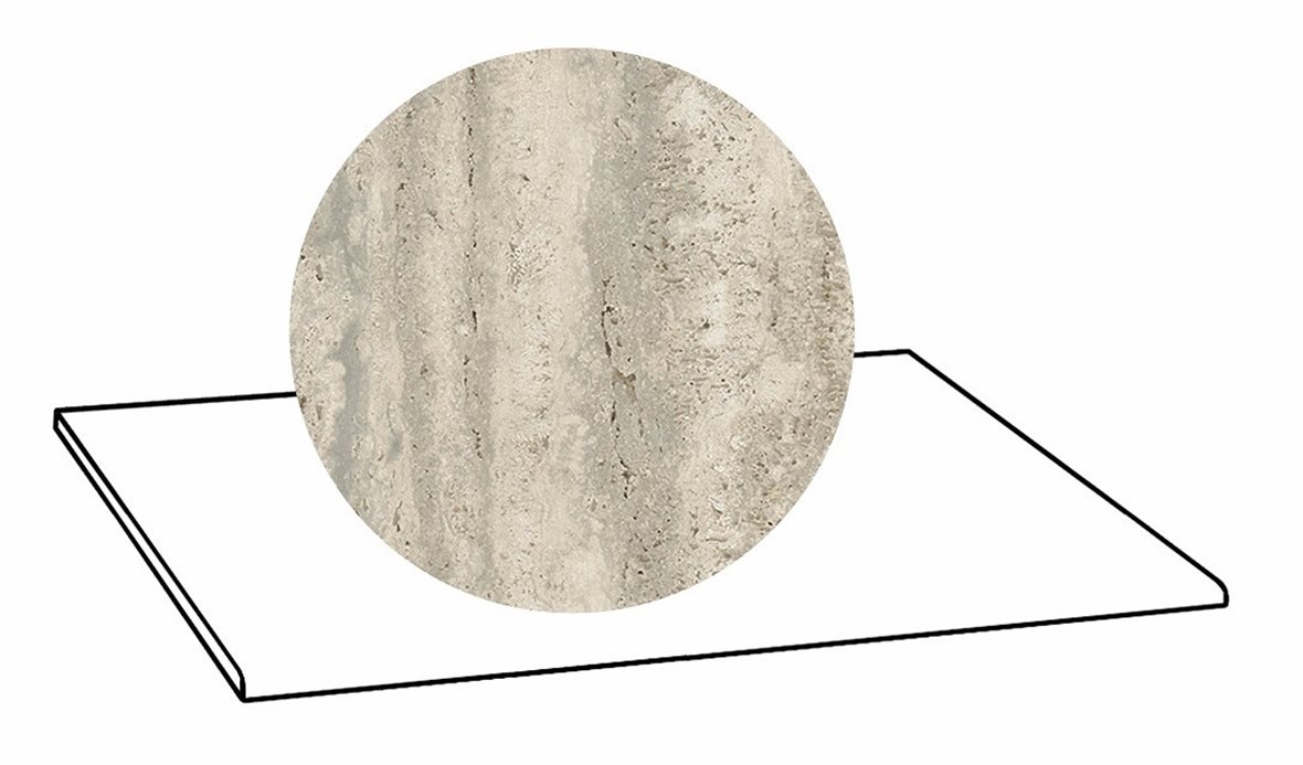 LPC Tibur lasittamaton porraslaatta 30x60 02 hiekka vein tasapintainen matta beige travertino