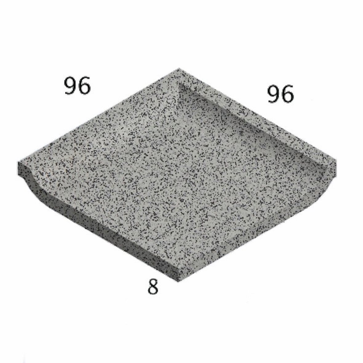 Pukkila Natura lasittamaton porcelanato seinälaatta lattialaatta ulkolaatta 9,6x9,6 speckled white 4426SBC/1C tasapintainen matta valkoinen pilkulline