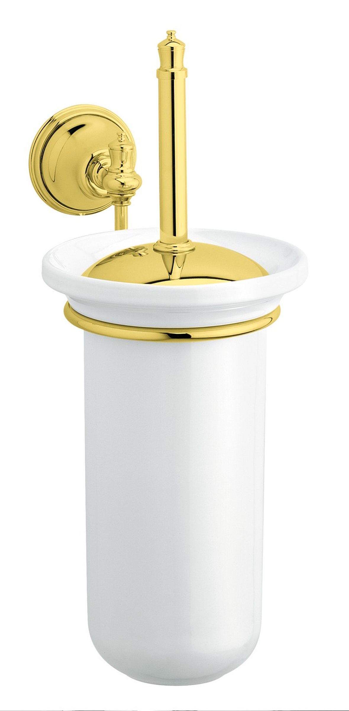 Damixa Tradition WC-harja seinään 15,5x36,2x24,1 cm kiiltävä PVD messinki
