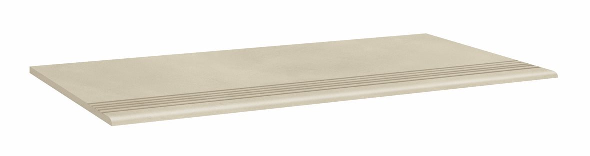LPC Milan lasittamaton porraslaatta liukuesteuralla 33x80 06 hiekka tasapintainen silotettu matta vaalea beige kivi