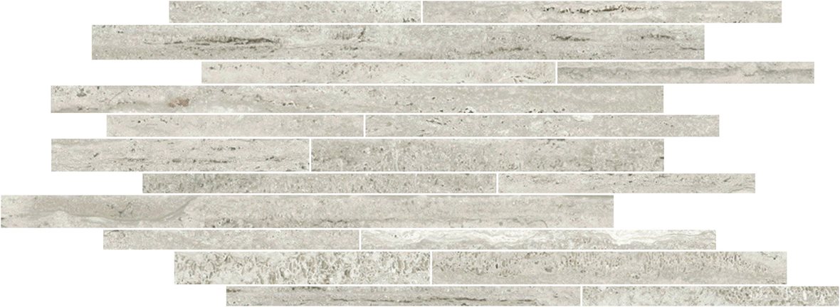 LPC Tibur lasittamaton porcelanato mosaiikki seinälaatta lattialaatta 03 usva vein tasapintainen matta 30x60 harmaa travertino