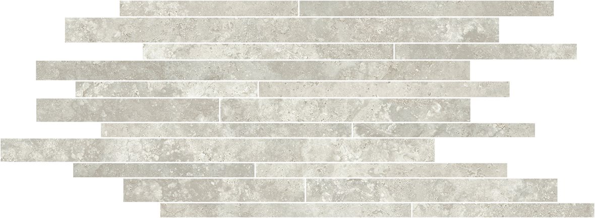 LPC Tibur lasittamaton porcelanato mosaiikki seinälaatta lattialaatta 03 usva cross tasapintainen matta 30x60 harmaa travertino