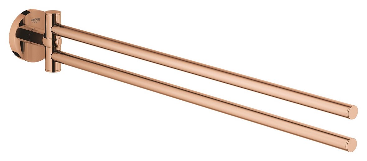 GROHE Essentials kaksiosainen pyyhetanko 5,4x6,1x43,9 cm PVD warm sunset kääntyvä