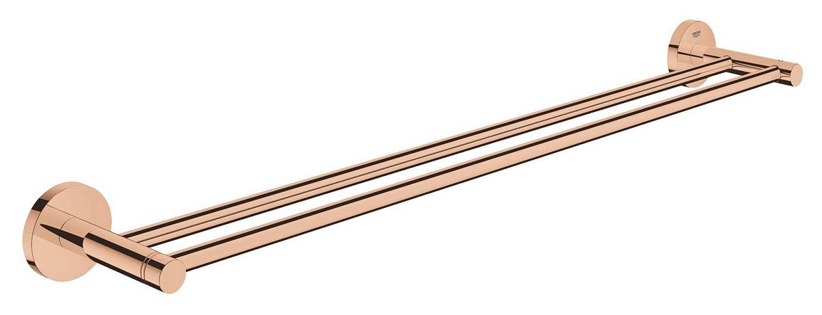 GROHE Essentials kaksiosainen pyyhetanko 60 cm PVD warm sunset