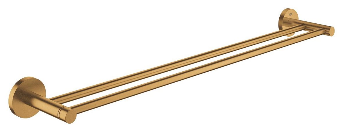 GROHE Essentials kaksiosainen pyyhetanko 60x5,4x10,5 cm PVD brusehd cool sunrise