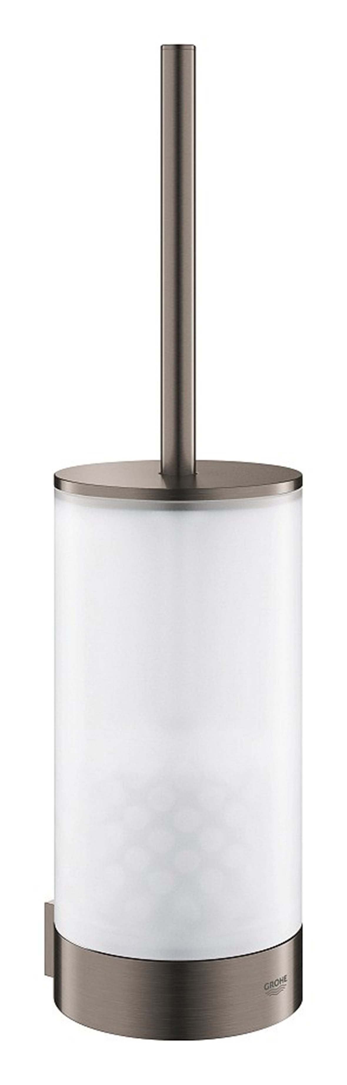 GROHE Selection WC harja seinään 10,8x38,3x10 cm PVD brushed hard graphite /lasi
