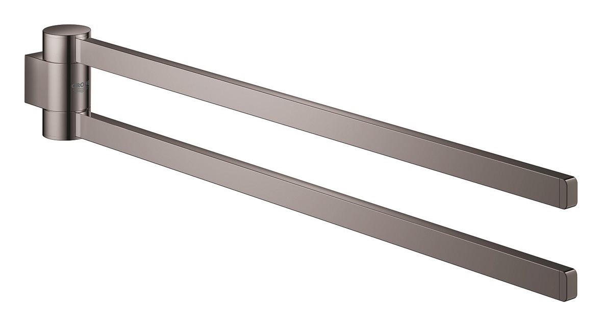 GROHE Selection kaksiosainen pyyhetanko 3x6,5x44,1 cm PVD hard graphite