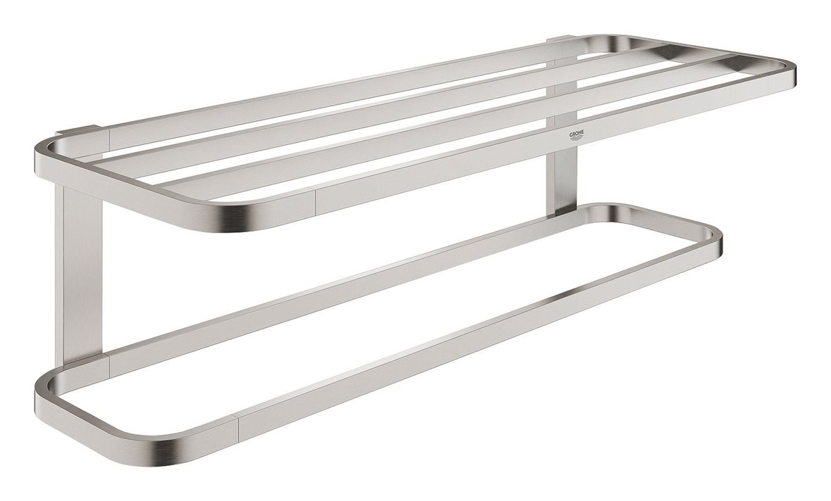 GROHE Selection teline monelle pyyhkeelle 59,6x16,5x22,5 cm PVD supersteel