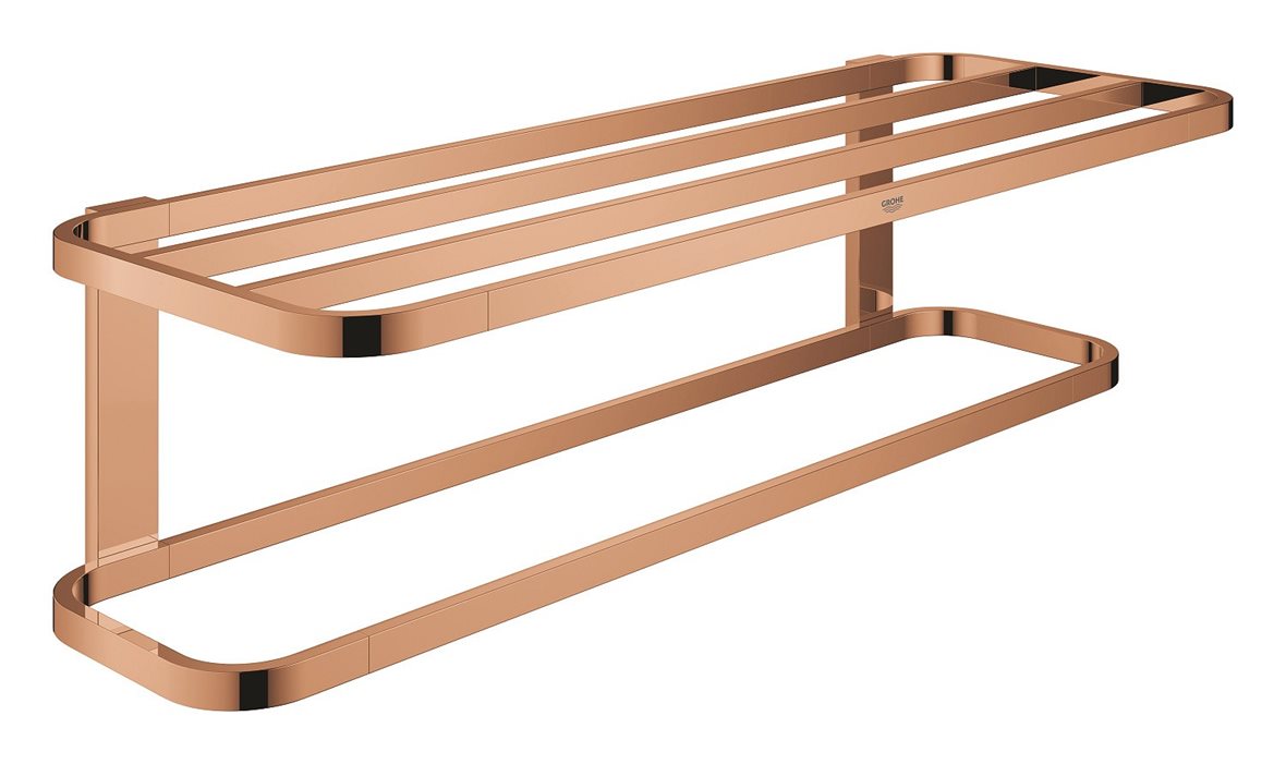 GROHE Selection teline monelle pyyhkeelle 59,6x16,5x22,5 cm PVD warm sunset