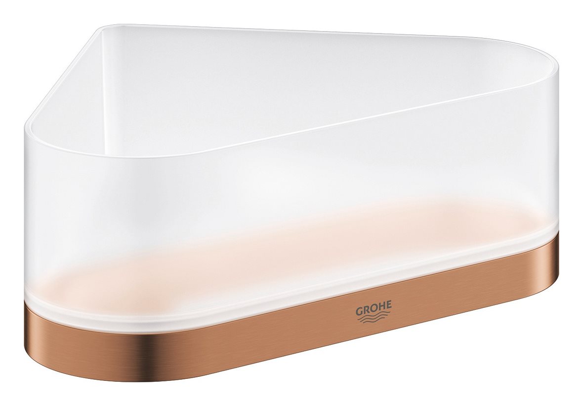 GROHE Selection kulmahylly suihkuun 20x8,5x16,8 cm PVD brushed warm sunset
