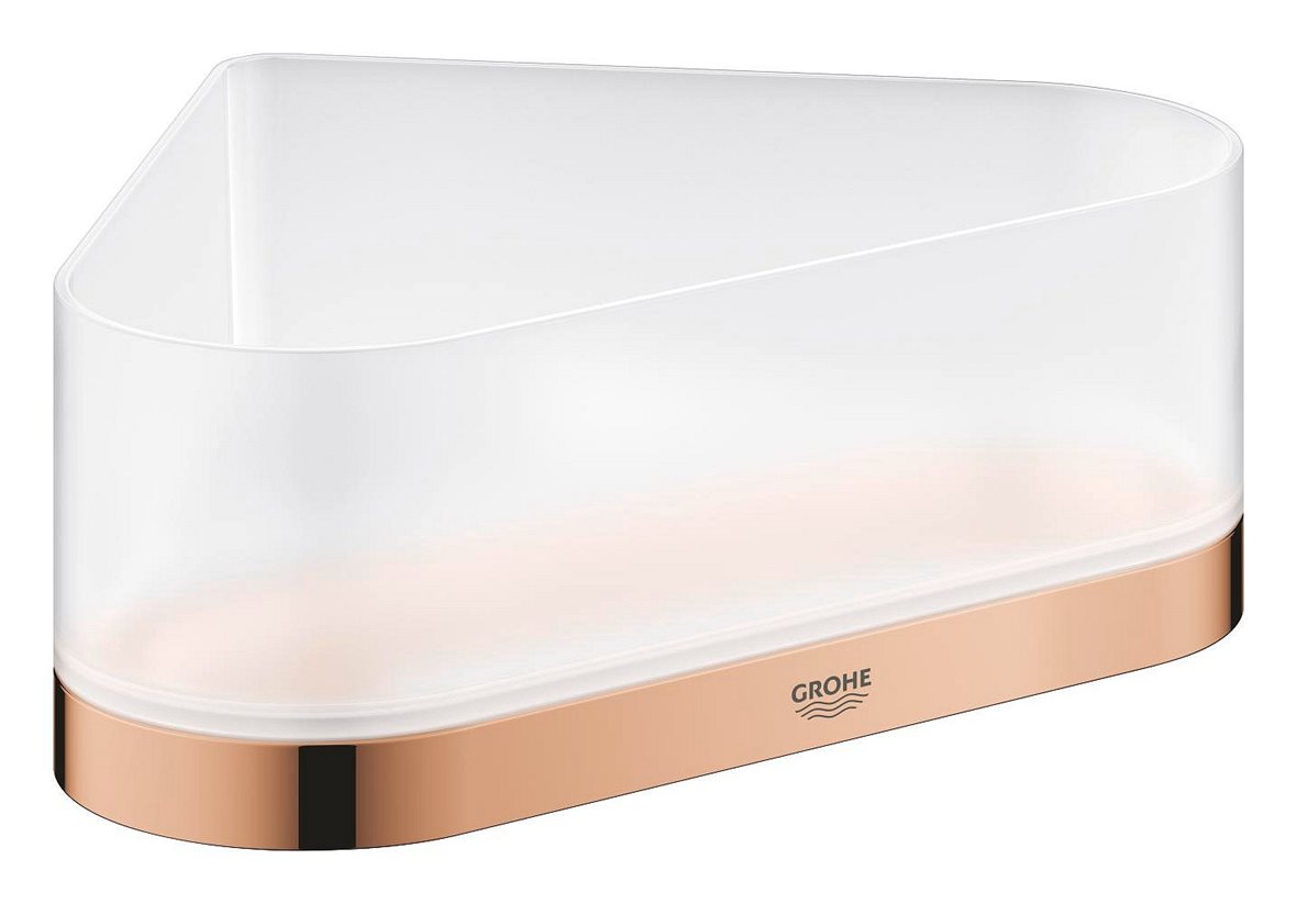 GROHE Selection kulmahylly suihkuun 20x8,5x16,8 cm PVD warm sunset