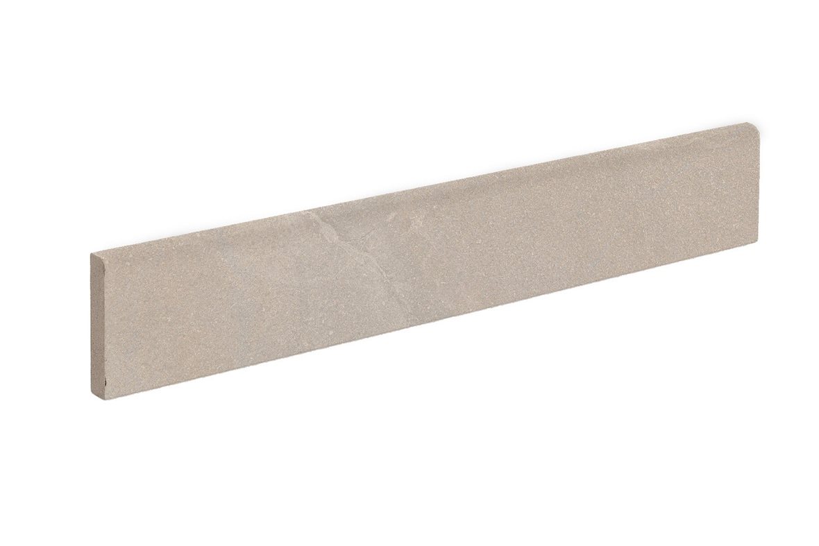 Pukkila Lapponia lasitettu jalkalista pyöristetty pitkä sivu 9x60 01 cream tasapintainen matta vaalea beige kivi