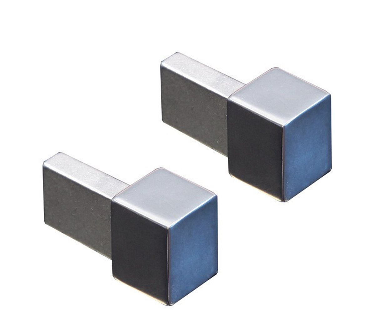 Listatalo laattalista neliökulmapala 6 mm ruostumaton teräs 90064 5 kpl
