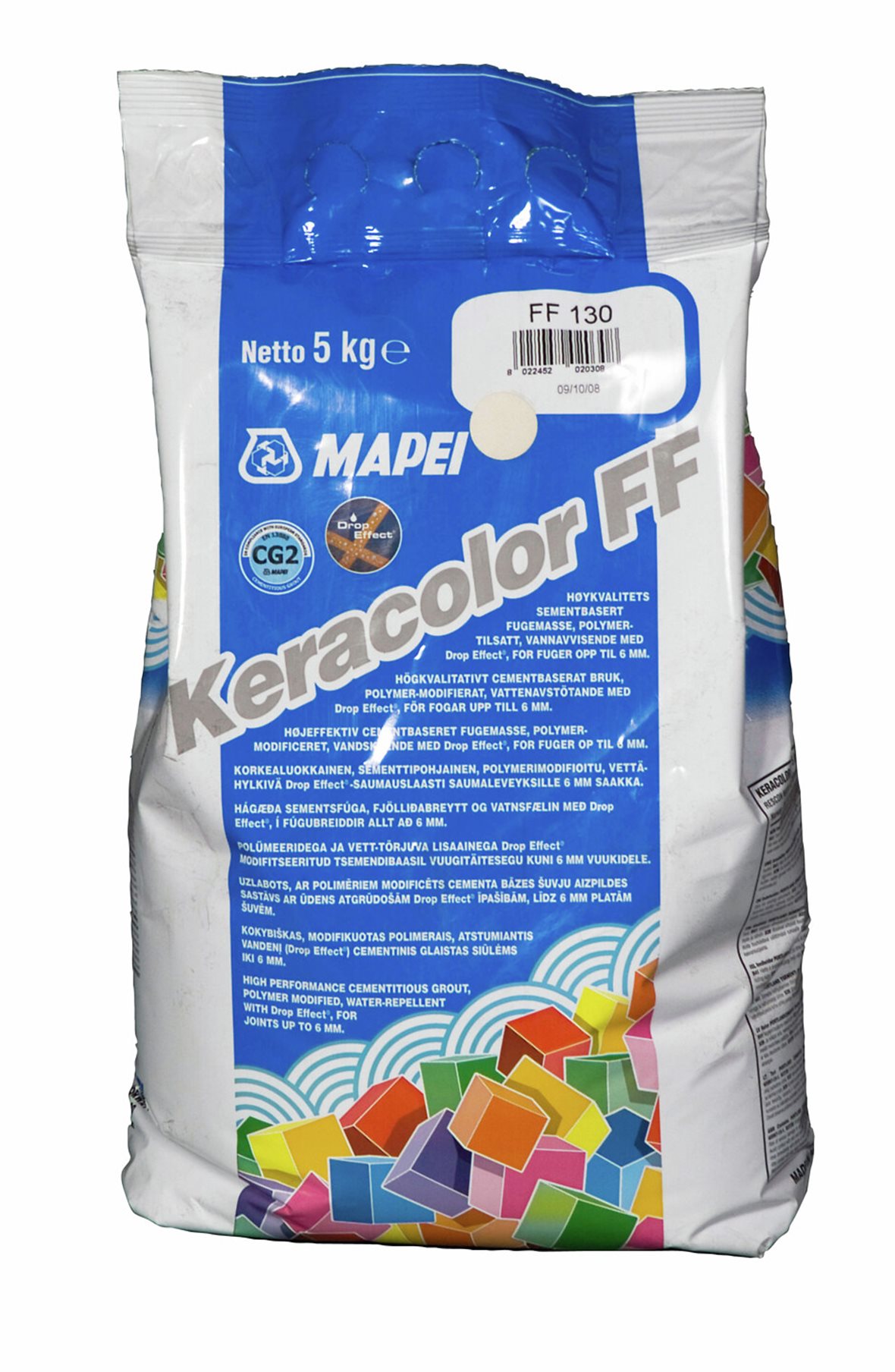 Mapei Keracolor FF saumauslaasti 100 White 5 kg