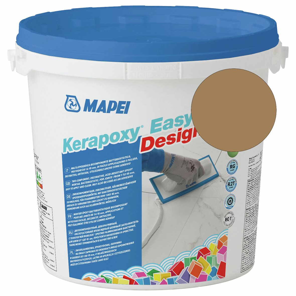 Mapei Kerapoxy Easy Design saumausepoksi 135 Golden Dust 3 kg