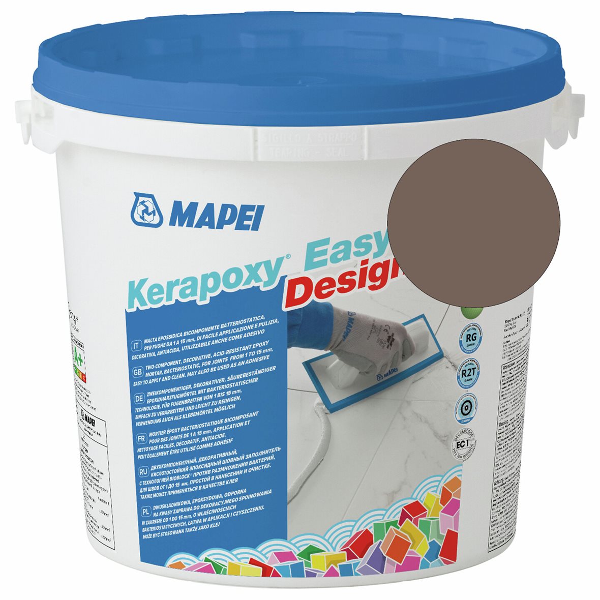 Mapei Kerapoxy Easy Design saumausepoksi 136 Mud 3 kg