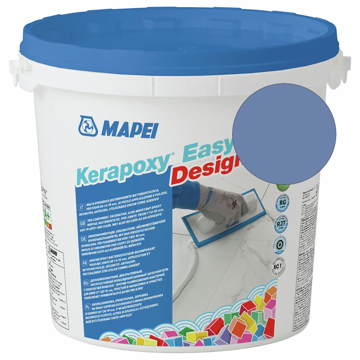 Mapei Kerapoxy Easy Design saumausepoksi 172 Space Blue 3 kg