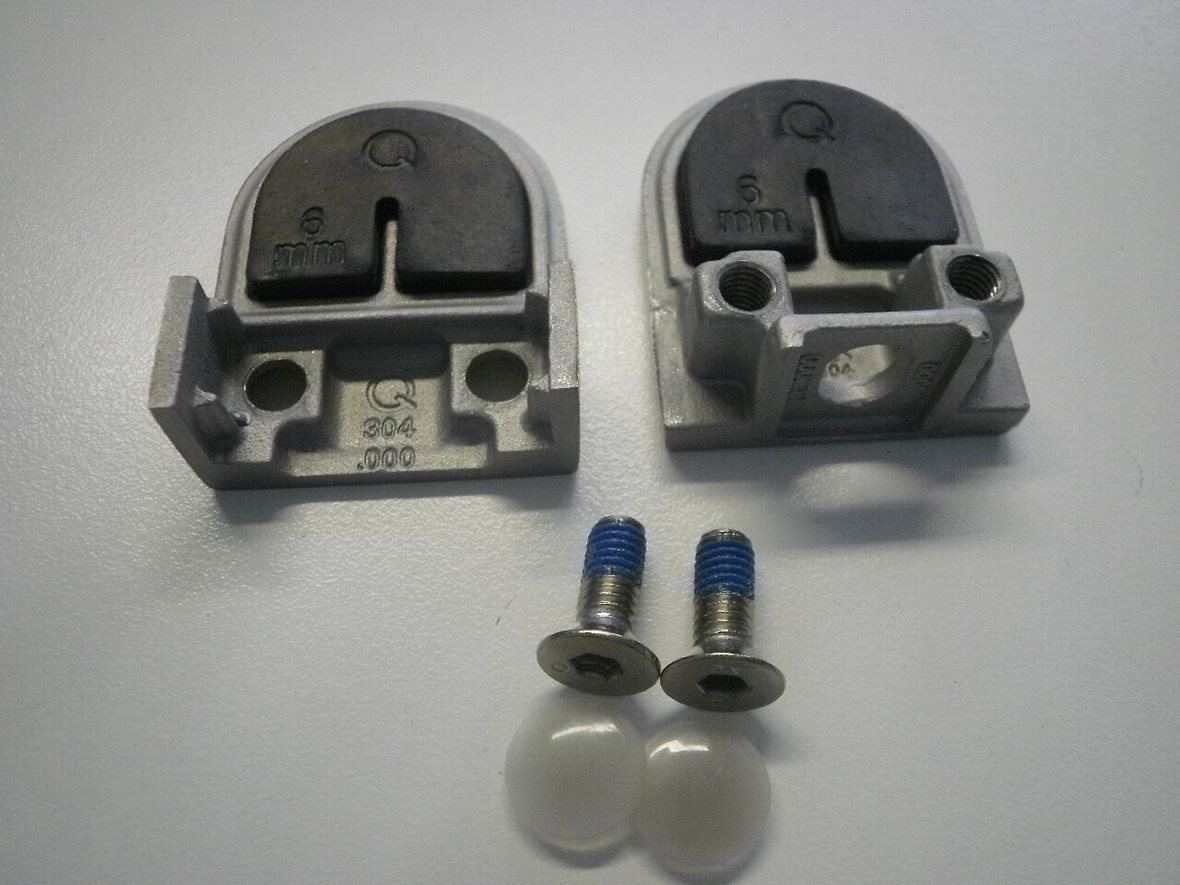 LPC Gems suihkuseinän alakiinnike 8 mm mattahopea