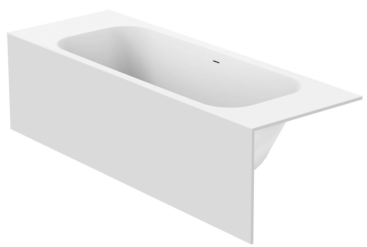 Balteco Arona mittatilauskiviamme 180-230x80x65 cm valinnainen RAL-väri/valkoinen taso molemmilla puolilla aukkoon asennettava