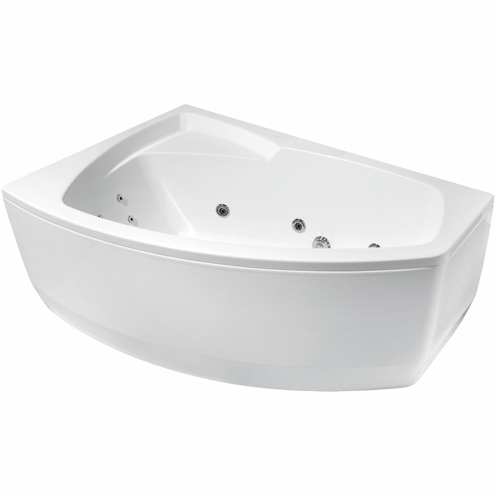 Balteco Aura Comfort 1 poreamme 160x100x67 cm valkoinen akryyli kulma ...
