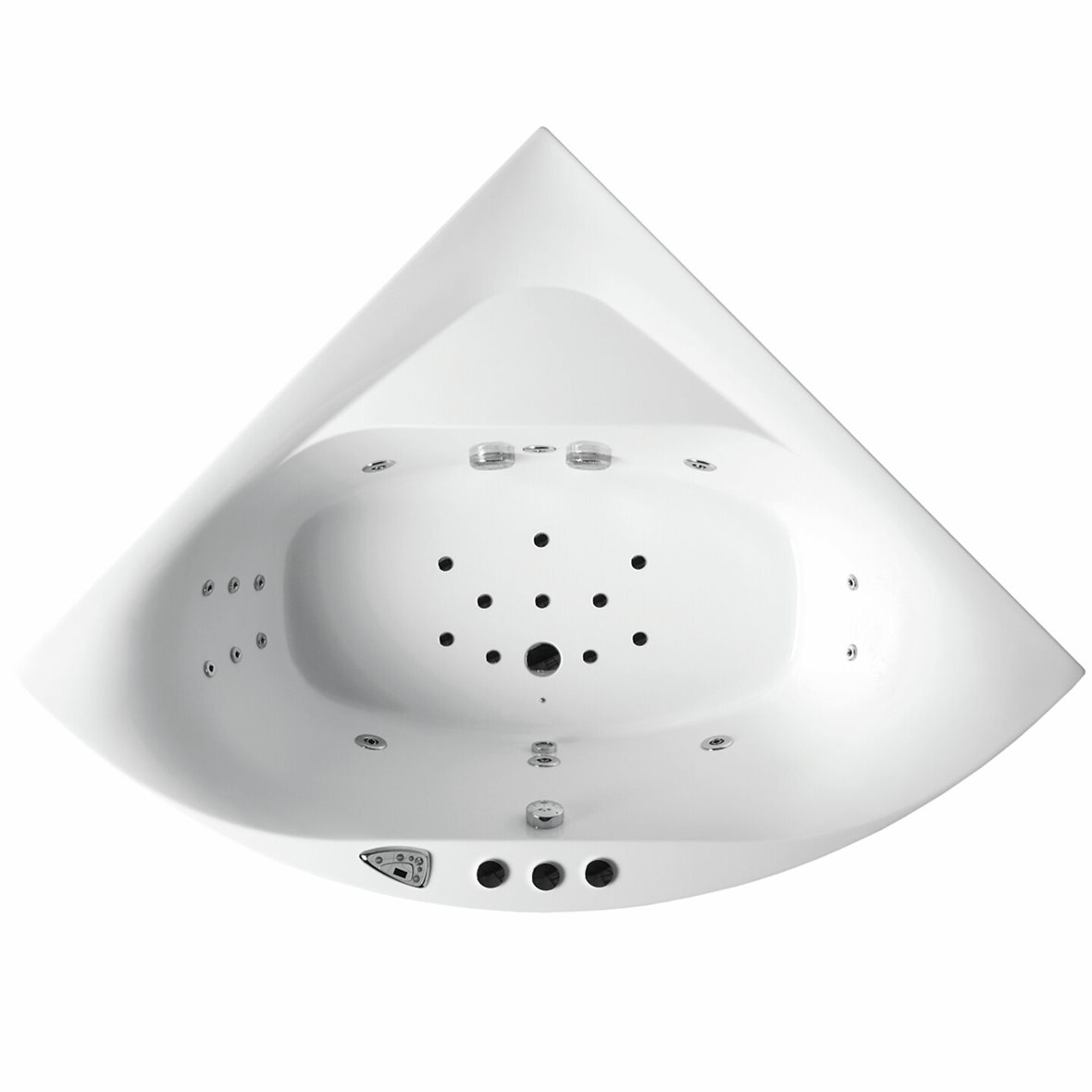 Balteco Gala Luxury pieni poreamme 149x149x68 cm valkoinen akryyli kulma-asennus