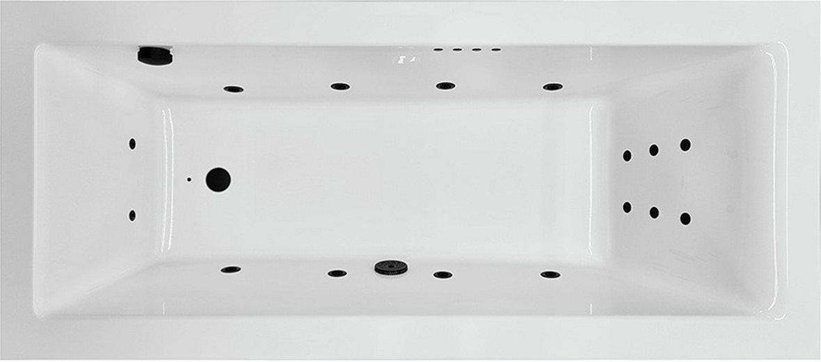 Balteco Slimline Hydro hierontajärjestelmä Arona-kiviammeeseen musta