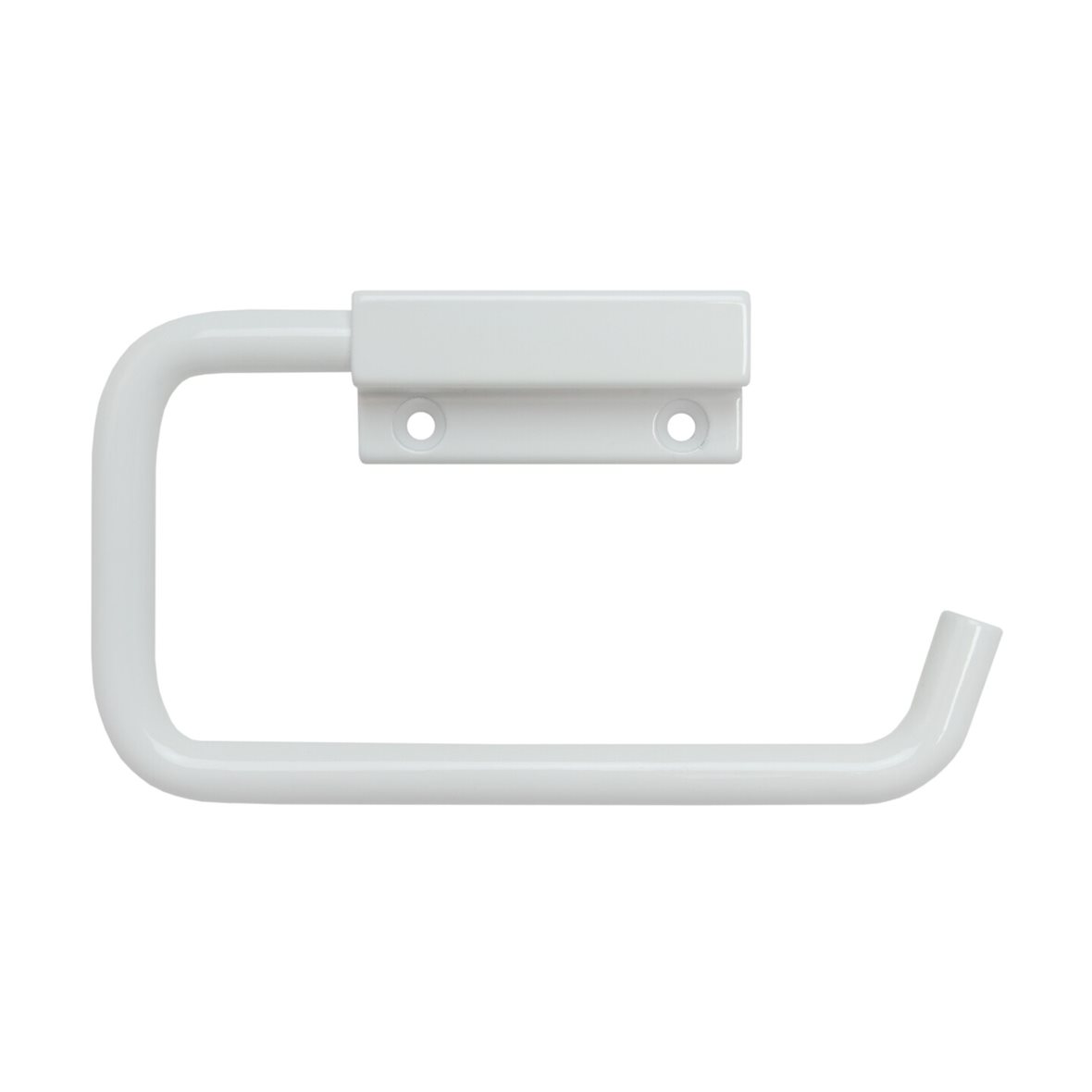 Liikkuva+ WC-paperiteline kaidealtaaseen asennettuna 12x15x2 cm valkoinen oikea