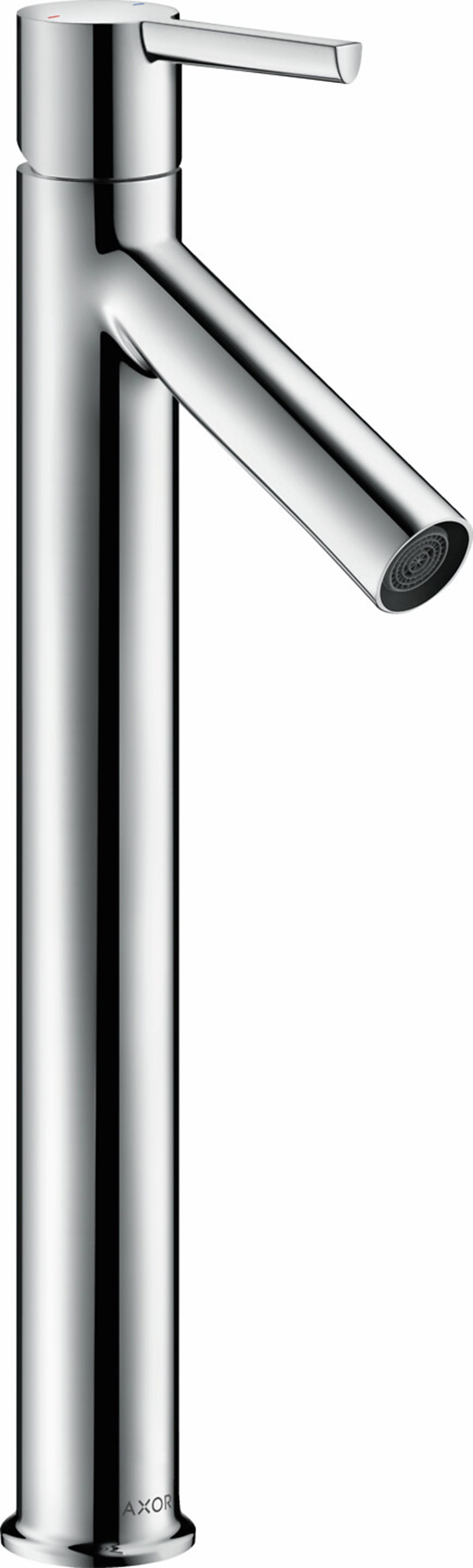 AXOR Starck 250 pesuallashana kiillotettu punakulta sisältää sulkeutumattoman pohjaventtiilin