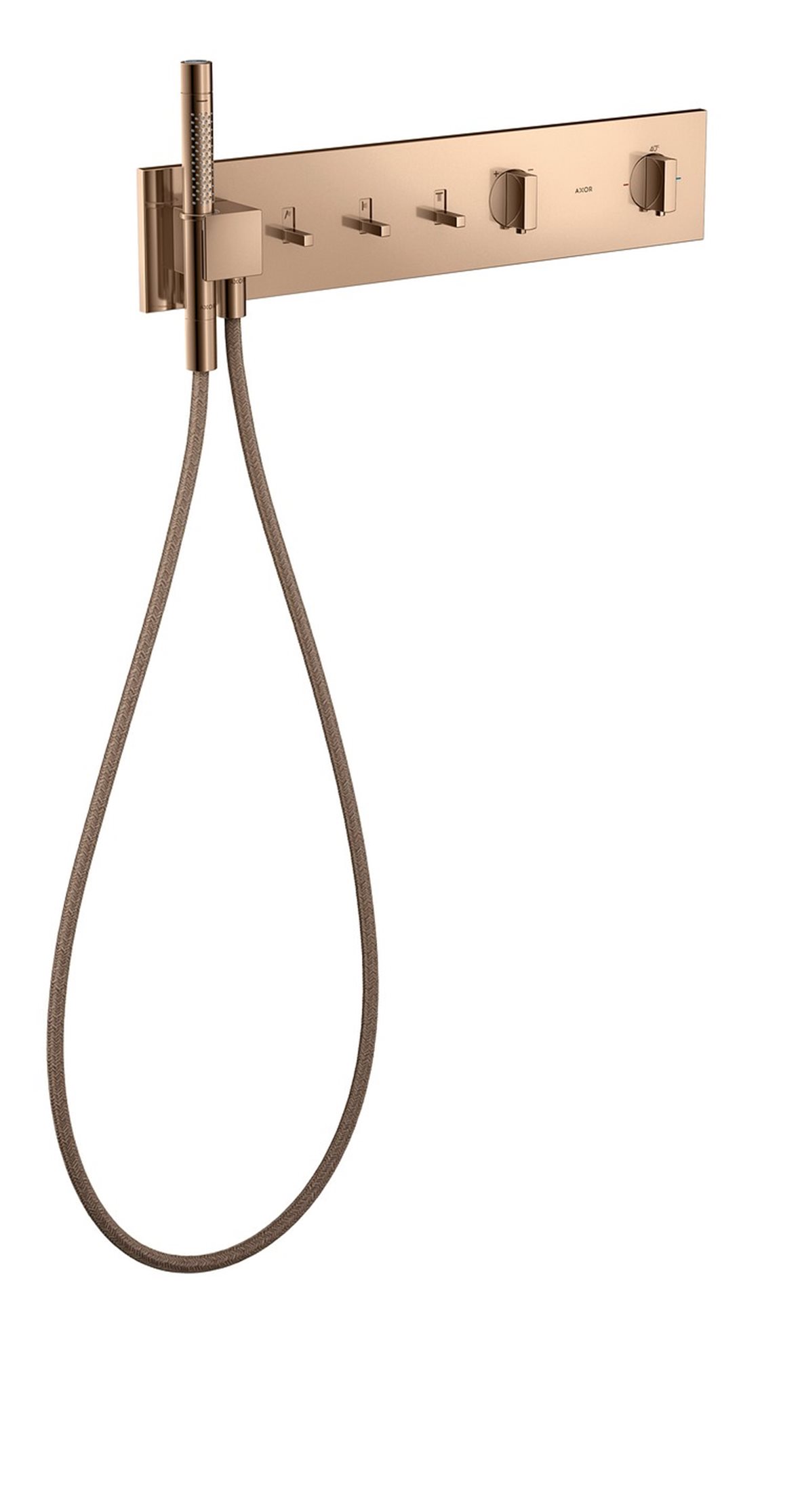 AXOR ShowerComposition 470/110 pintaosa termostaattihanalle kiillotettu punakulta 3 toimintoa