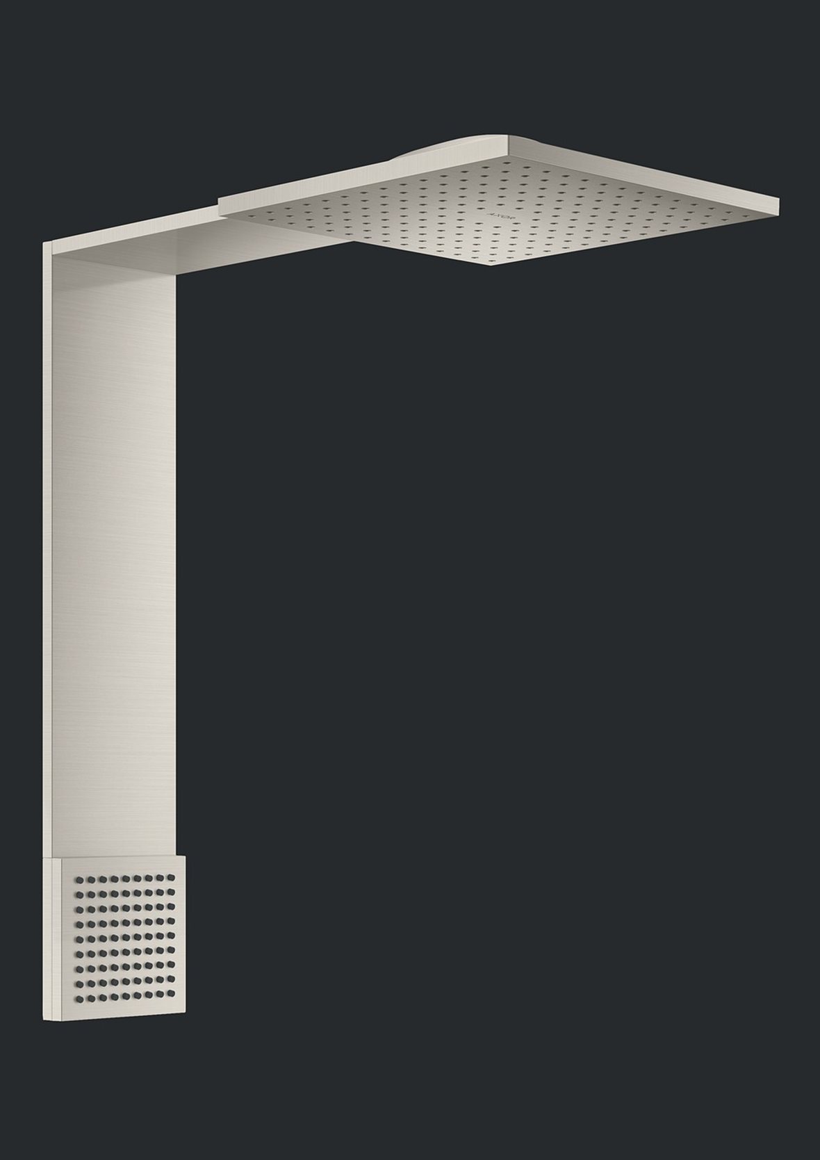 AXOR ShowerComposition 250/250 yläsuihku seinään 2 suihkumuotoa ruostumaton teräs