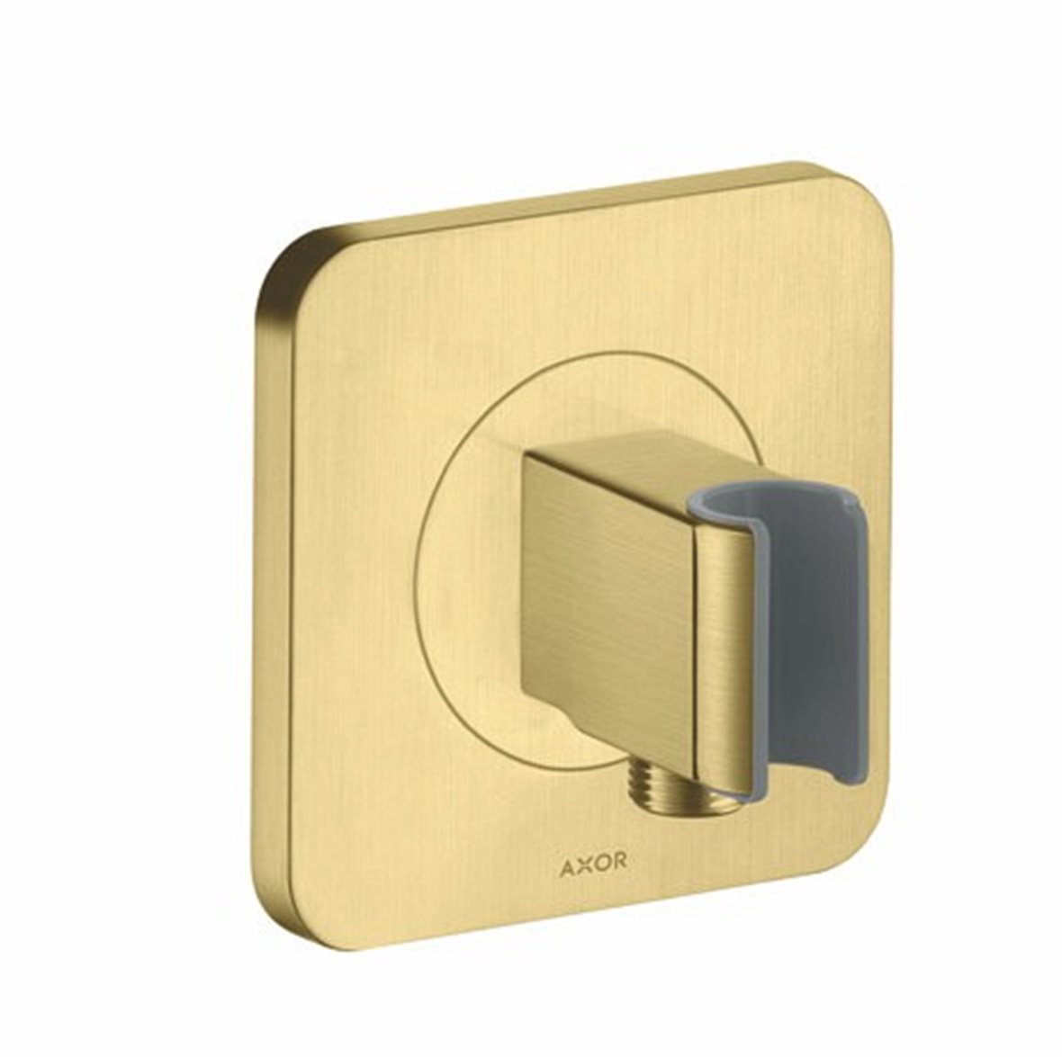 AXOR Citterio E Porter seinäliitin suihkukahvan pidikkeellä harjattu messinki