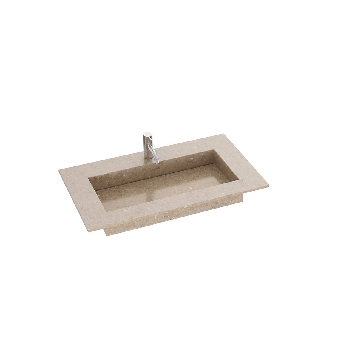 Dansani Luna Angular kalusteallas 0X45,5X1,2 cm coral clay silestone ruskea