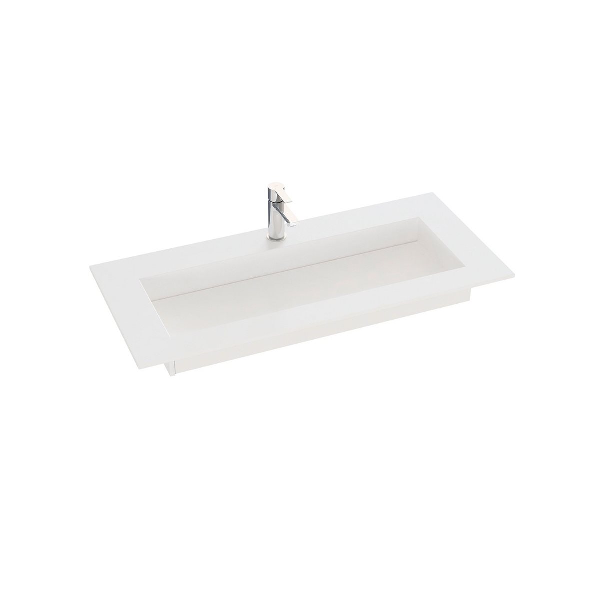 Dansani Luna Angular kalusteallas 100,5X45,5X1,2 cm Blanco Zeus silestone matta vaalea valkoinen