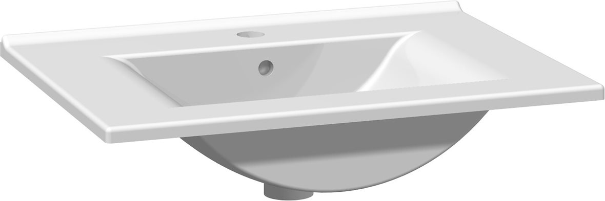 Dansani Veea Amber kalusteallas 61X45,5X2,8 cm valkoinen posliini kiiltävä vaalea valkoinen