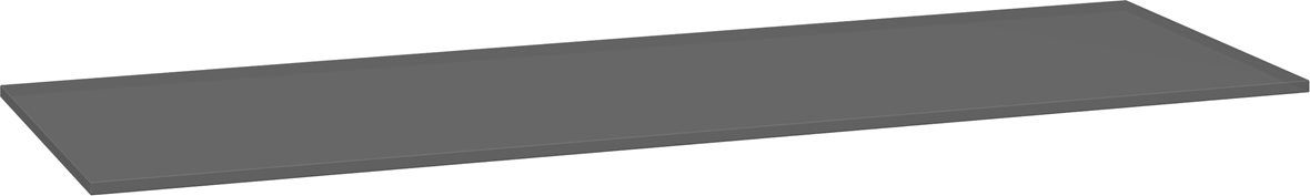 Dansani Calidris Form taso kalusteen päälle mittatilaus 60-79x1,2x40,5 cm mattatummanharmaa