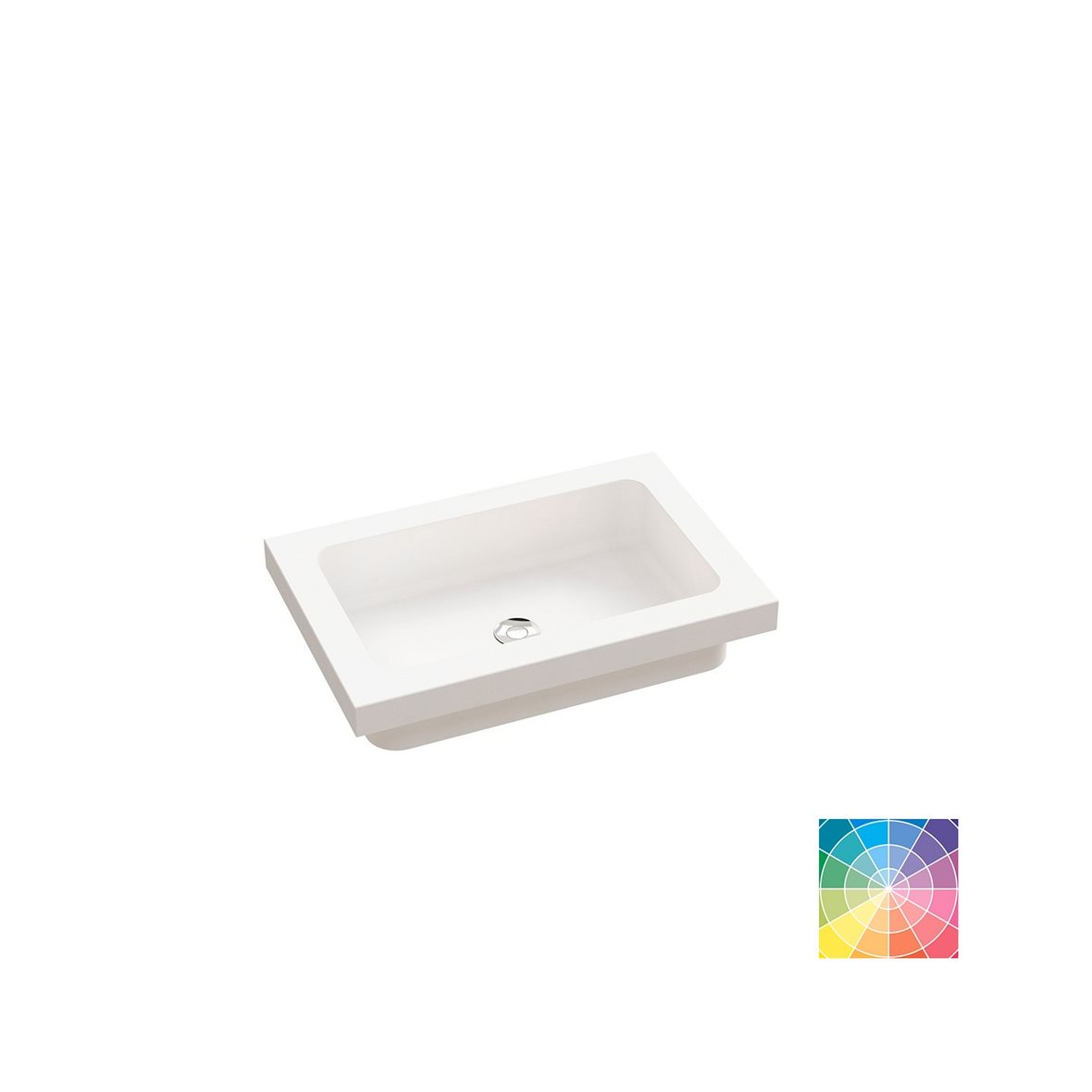 Dansani Calidris Unique kalusteallas 60-79X40,5X5 cm valinnainen väri silestone valinnainen väri