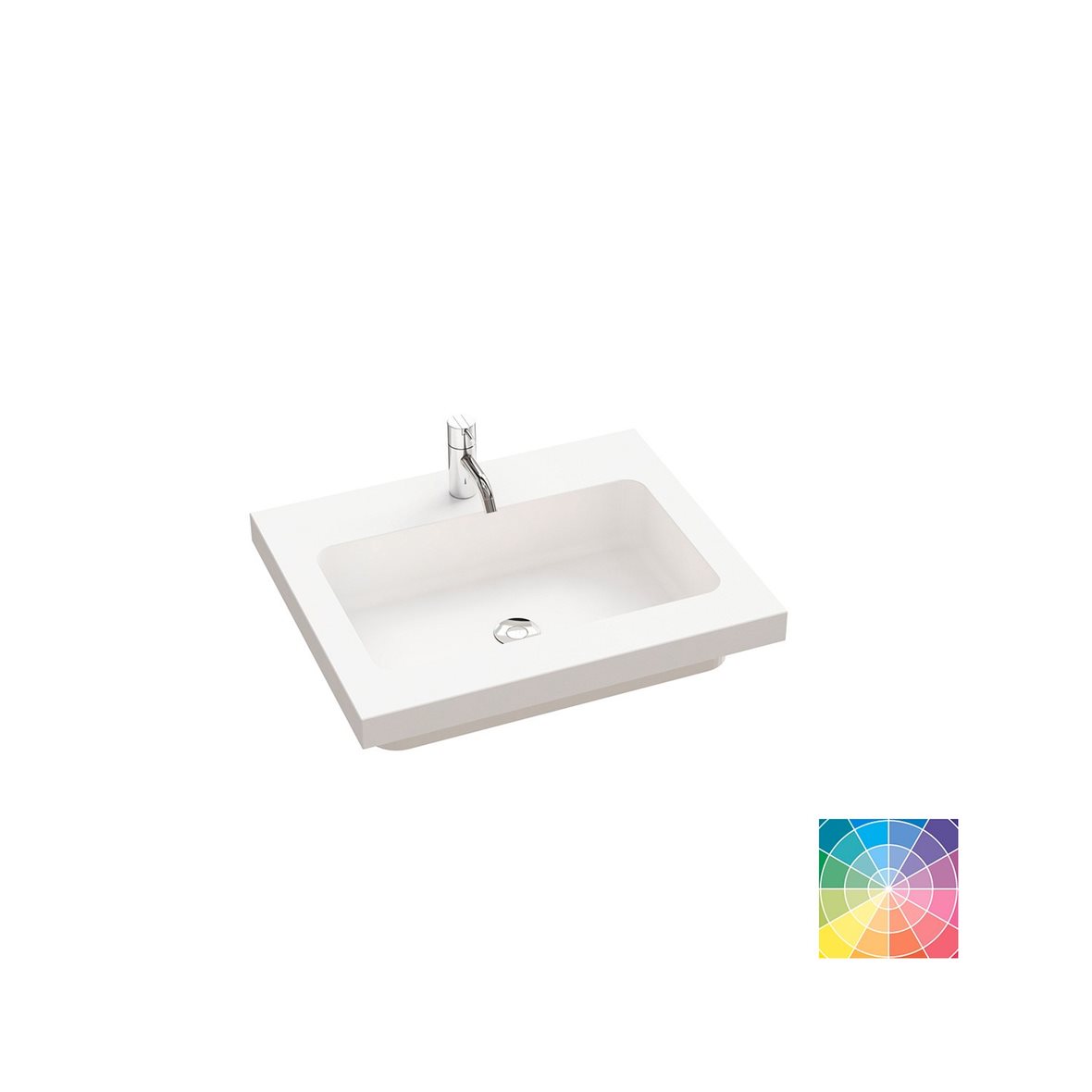 Dansani Calidris Unique kalusteallas 120-139X50,5X5 cm valinnainen silestone/dekton väri HR2 silestone