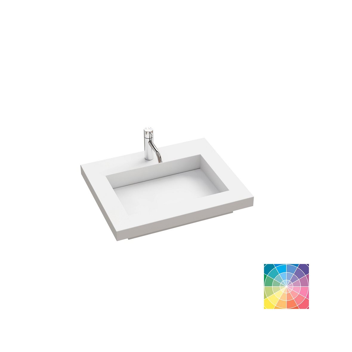 Dansani Calidris Angular kalusteallas 80-99X50,5X5 cm valinnainen väri silestone hintaluokka 1 valinnainen väri